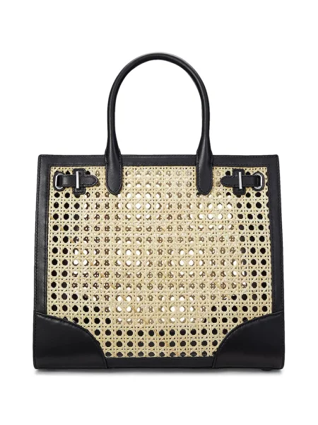 Geantă LAUREN RALPH LAUREN Devyn Bej negru