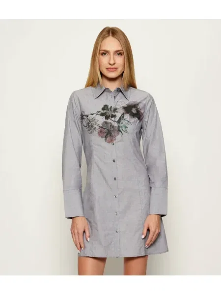 Desigual Rochie VEST_INKY_ANTHRACITE | DESIGUAL X MR. CHRISTIAN LACROIX gri