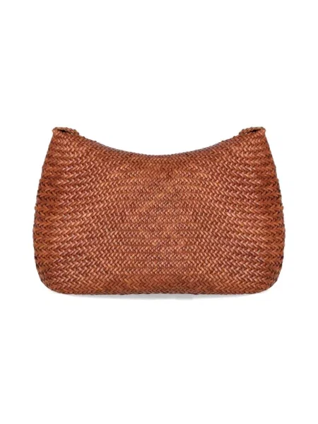 Torebka crossbody Dragon Diffusion skórzana brązowa
