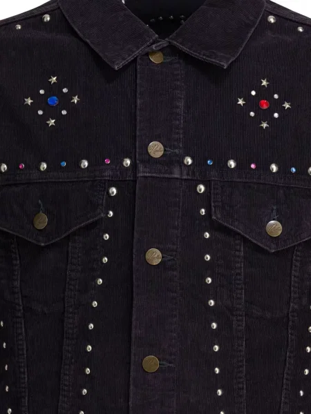 Яке Needles бродирано виолетово