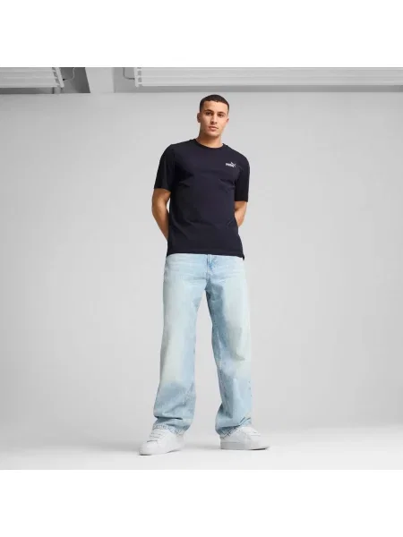 PUMA Funkční tričko Ess No. 1 námořnická modř / bílá modré