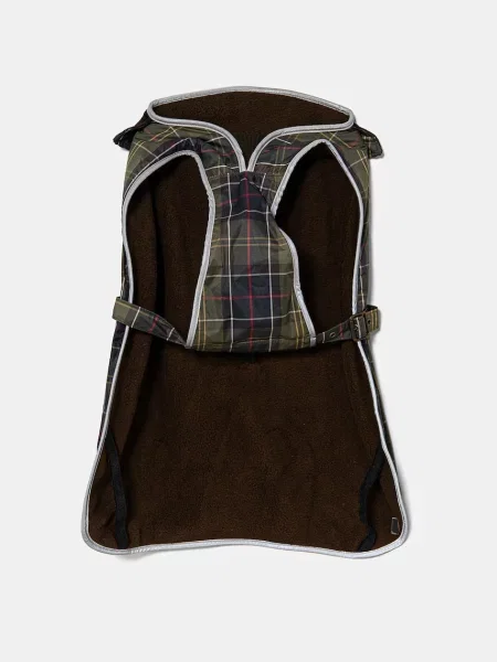Plašč za pse Barbour Tartan Waterproof Dog zelena