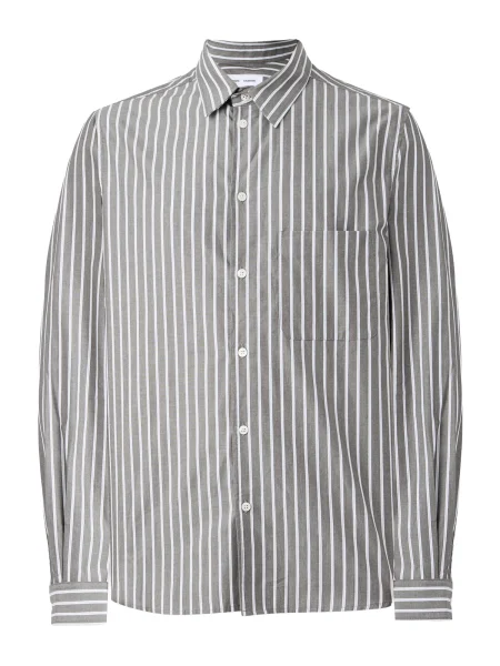 Samsøe Samsøe Košeľa Saryan hnedá biela