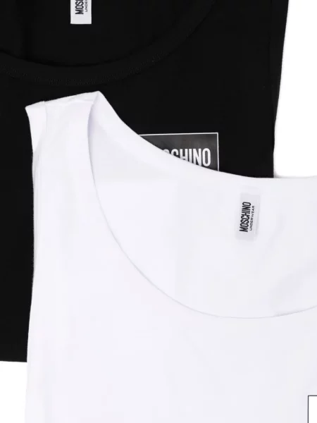 Елек Moschino с принт черно