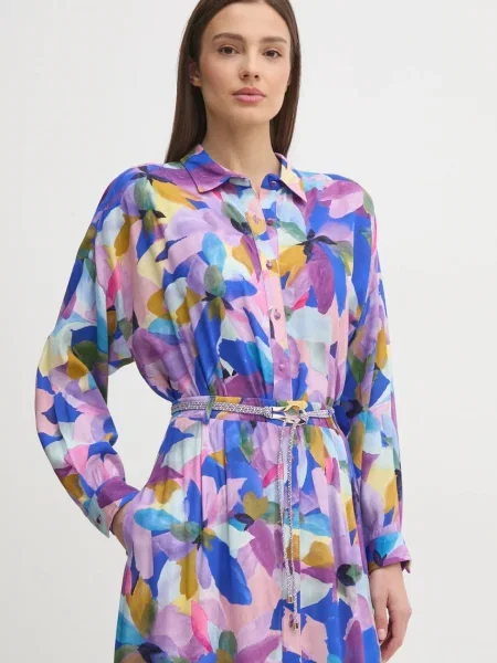 La Petite Française koszula CHERYL multicolor relaxed z kołnierzykiem klasycznym CHERYL