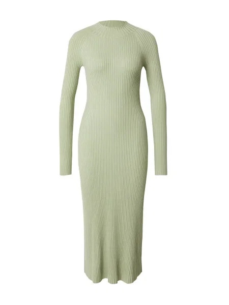 EDITED Rochie tricotat Audelia deschis verde