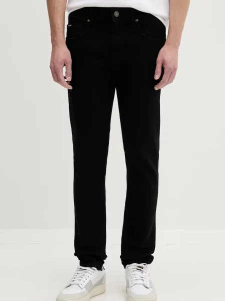 Guess Jeans blugi skinny bărbați negru