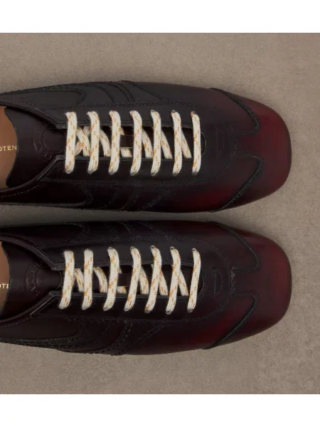 Sneakerși Dries Van Noten din piele maro