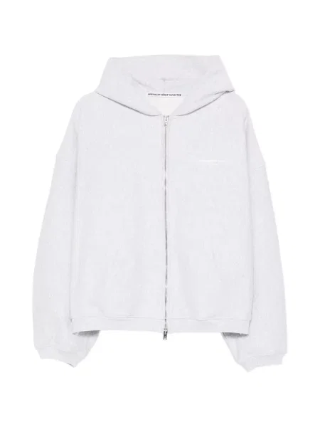 Hoodie Alexander Wang με σχέδιο γκρι