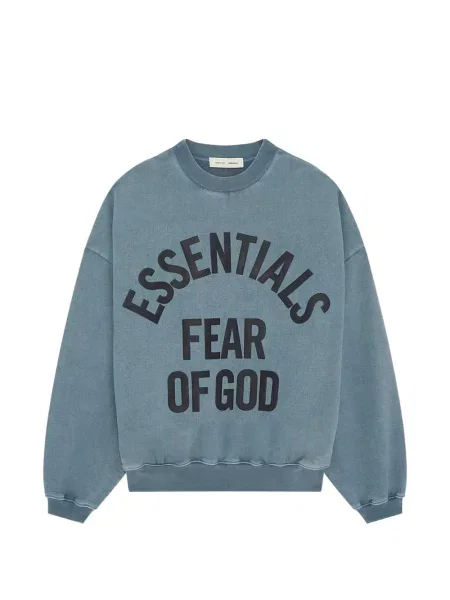 Hanorac Fear Of God Essentials cu autograf albastru