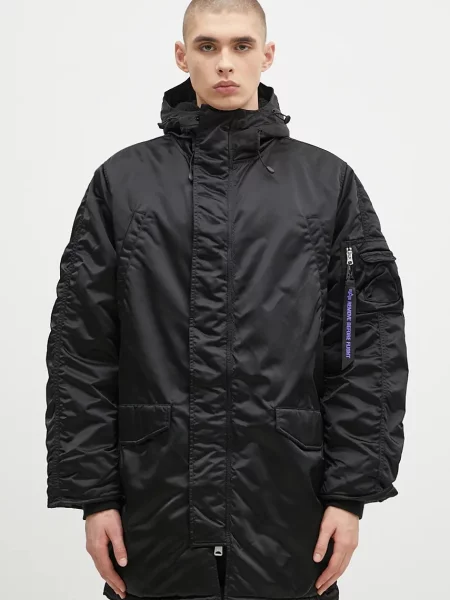 Alpha Industries geaca UV barbati de iarna negru