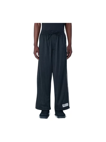 Spodnie dresowe Y-3 w paski czarne