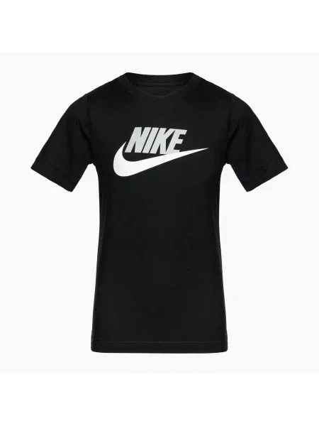 Детска тениска Nike Sportswear black/light smoke grey черно