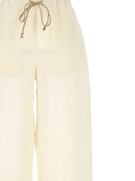 Pantaloni 120% Lino cu cordon