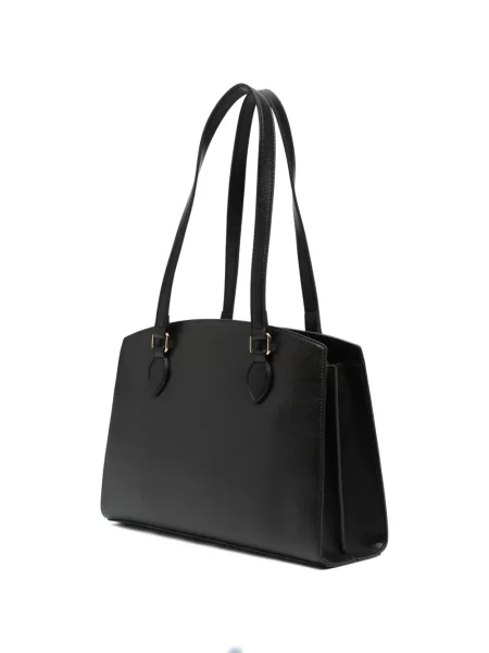Pandantiv Love Moschino cu motiv cu inimi negru