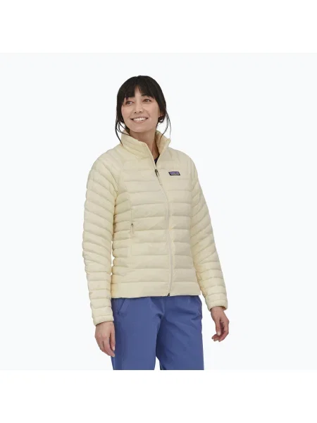 Дамско пухено яке Patagonia Down Sweater wool white бяло