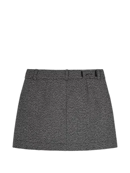 Fusta mini Ganni gri