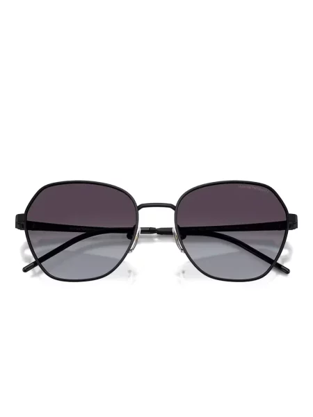 Ochelari de soare Emporio Armani cu imprimeu geometric negru
