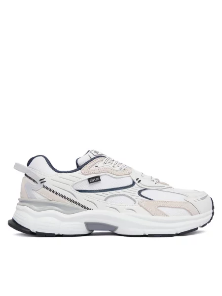 REPLAY Sneakersy biały
