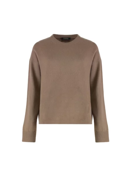 Sweter Max Mara wełniany brązowy