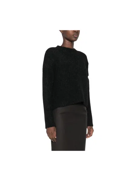 Sweter Mm6 Maison Margiela wełniany czarny
