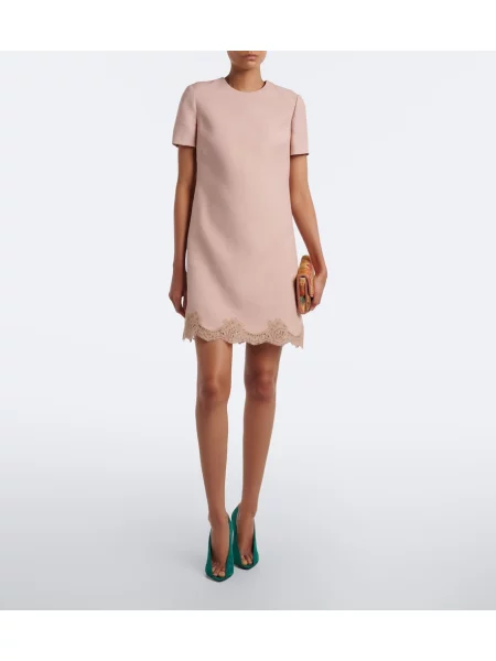 Rochie Valentino din dantelă roz