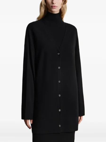 Cardigan 12 Storeez cu decolteu în V negru