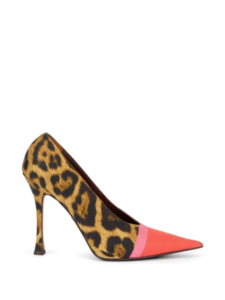 Pantofi cu toc Roberto Cavalli cu imagine maro