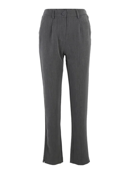 PIECES Pantaloni cutați PCKAMIL închis gri