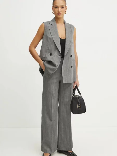 Двобортний жилет Max&co сірий