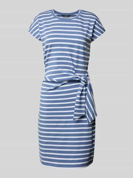 Sukienka mini z wiązanym detalem model ‘TREANNA’ Lauren Ralph Lauren