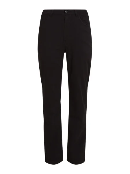 Calvin Klein Jeans Hlače Straight Fit crna