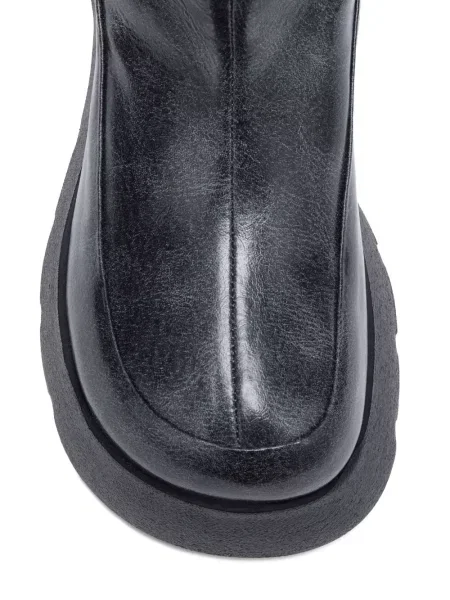 Botine Ganni cu platformă gri