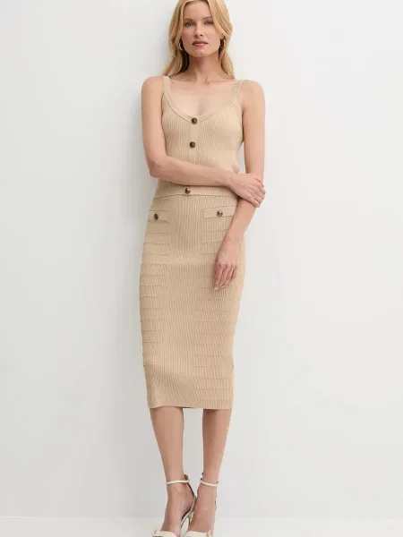Топ Guess EMMIE бежевий