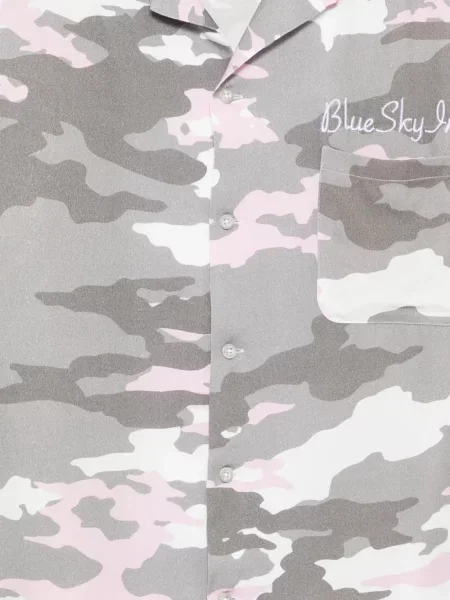 Πουκάμισο Blue Sky Inn με σχέδιο παραλλαγής μπλε