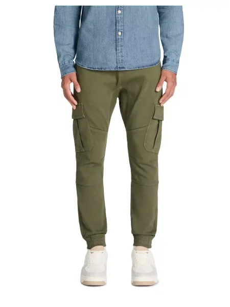 Cargo nohavice Celio khaki