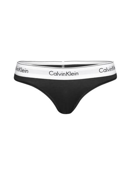 Chiloți tanga Calvin Klein Underwear negru