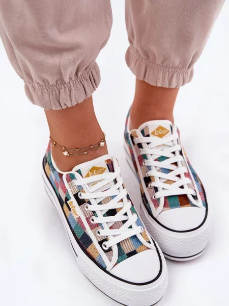 Tenisky Lee Cooper na platformě žluté