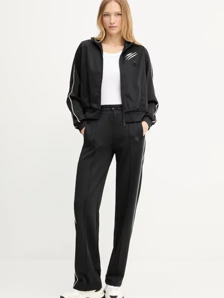 Спортивні штани PLEIN SPORT з аплікацією FAEC чорний