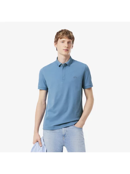 Lacoste Koszulka Polo Paryż Regular Fit niebieska