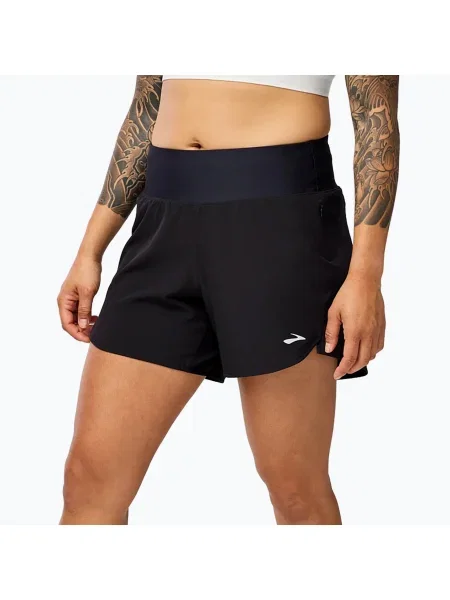 Pantaloni scurți de alergare Brooks Chaser 5" pentru femei negri