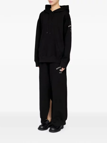 Melegítő felső Mm6 Maison Margiela nyomtatás fekete