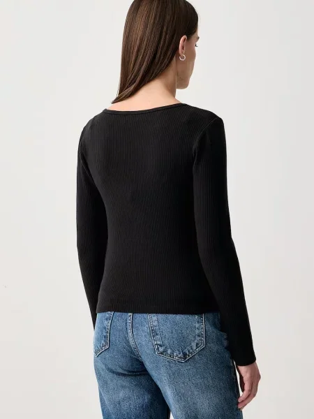 Levi's kardigan z AUSTEN BUTTON THROUGH LS czarny