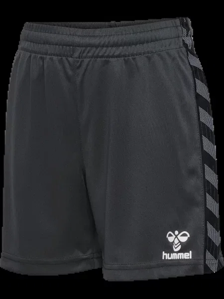 Hummel Szorty hmlAUTHENTIC PL SHORTS KIDS z – ASPHALT szare