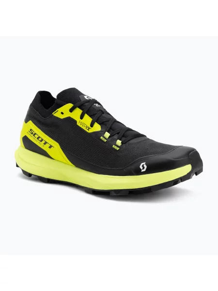 Běžecké boty SCOTT Supertrac RC 3 černé/bezpečnostně žluté černé