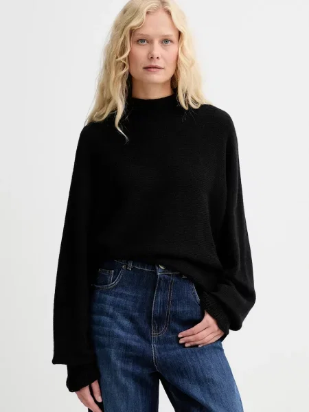 Twinset pulover din amestec de lână negru