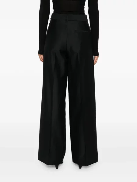 Pantaloni Alberta Ferretti plisate negru