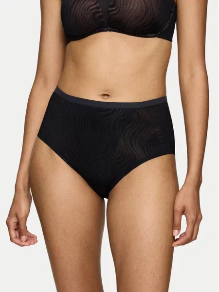 Triumph Класичні труси з високою талією Shape Smart Ellipse чорний