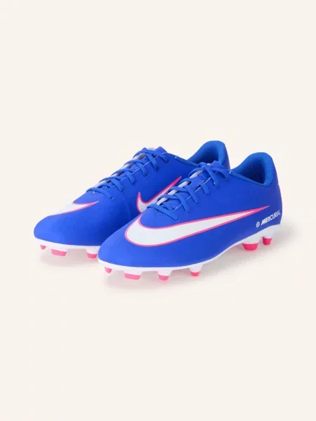 Nike Boty Na Fotbal Vapor 16 Club Fg/Mg modrá / neonově růžová bílá