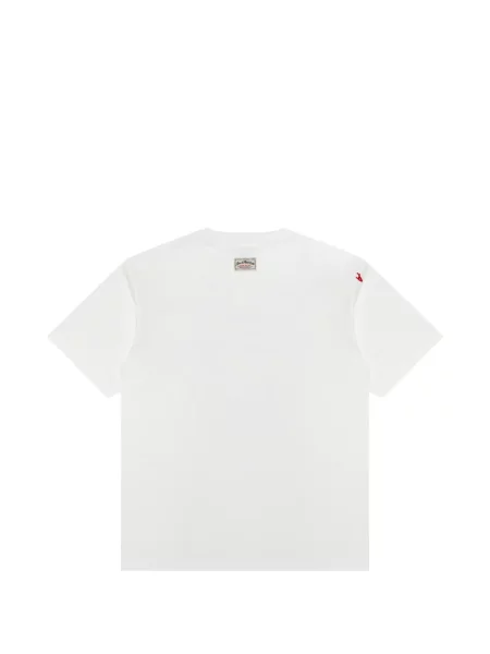Tricou Aape By A Bathing Ape cu autograf alb